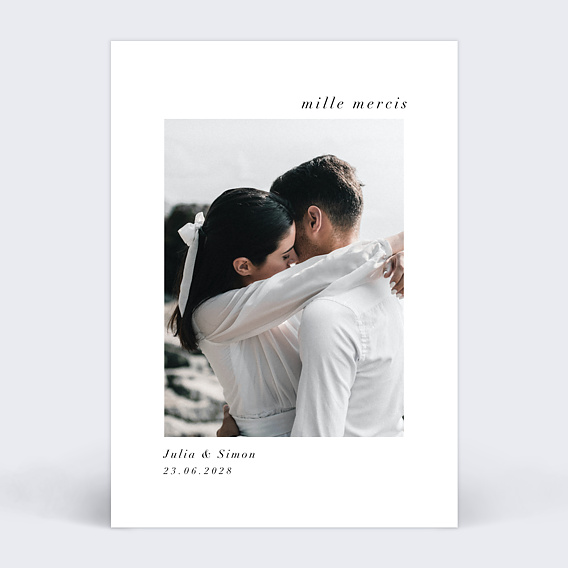 Remerciements mariage Polaroid Editorial