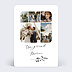Carte remerciement mariage Brindilles Recto
