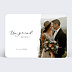 Carte remerciement mariage Effet Photo Paysage