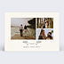 Carte remerciement mariage Gravure Vintage Recto