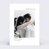 Carte remerciement mariage Polaroid Editorial Recto