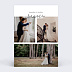 Carte remerciement mariage Typographie Minimaliste
