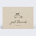 Carte remerciement mariage Voyage Vintage