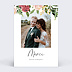 Carte remerciement mariage Wild Flowers
