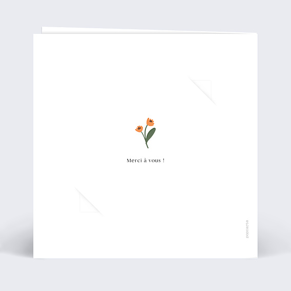 Remerciements mariage Graines à Planter