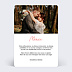 Carte remerciement mariage Bref, merci Verso