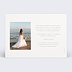 Carte remerciement mariage Délicate Signature Verso