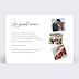 Carte remerciement mariage Éclats d'Amour Verso