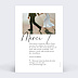 Carte remerciement mariage Fraîcheur Verso