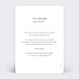 Carte remerciement mariage Grande Typo Merci Verso