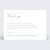 Carte remerciement mariage Harmonie Romantique Verso