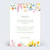 Carte remerciement mariage Jardin Verso