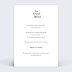 Carte remerciement mariage Losange Bohème Verso