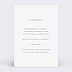 Carte remerciement mariage Polaroid Minimaliste Verso