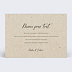 Carte remerciement mariage Voyage Vintage Verso