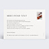 Remerciements mariage Journey