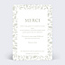 Remerciements mariage Jolis brins