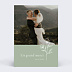 Carte remerciement mariage Soliflore