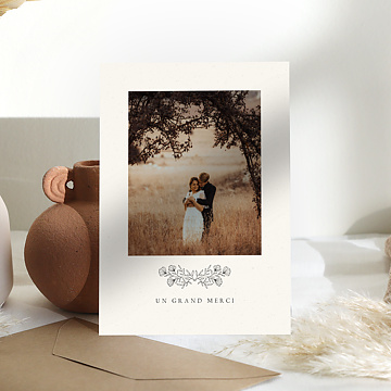 Remerciements Mariage Gravure Bohme