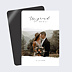 Carte remerciement mariage Effet Photo