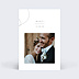 Carte remerciement mariage Affection