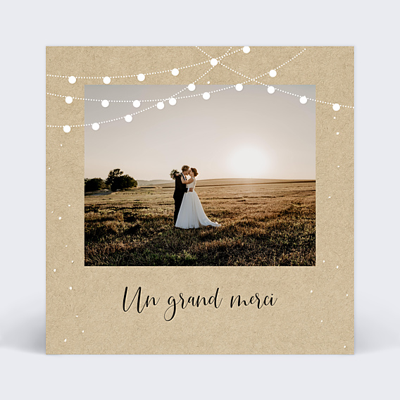 Remerciements mariage Arbre