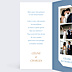 Remerciements mariage Toile de jouy
