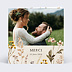 Carte remerciement mariage Bouquet Sauvage avec Graines Recto