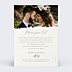 Remerciements mariage Olivier Mariage