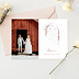 Carte remerciement mariage Sous l’Arche