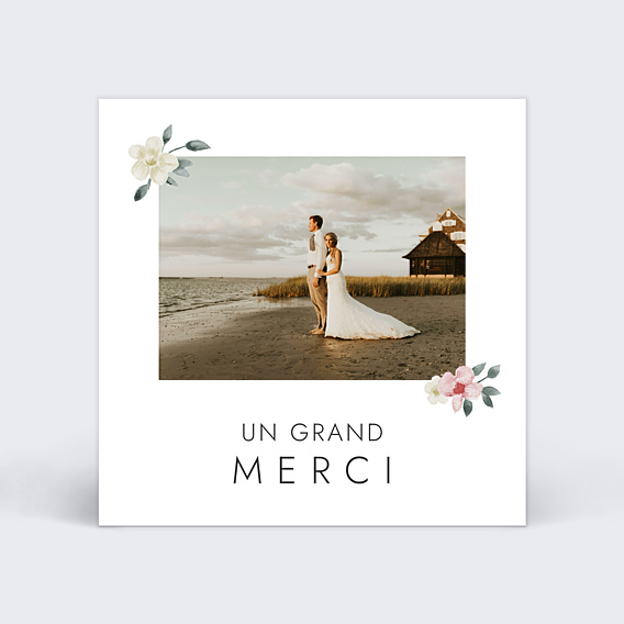 Remerciements mariage Romance