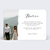 Remerciements mariage Effet Photo Paysage