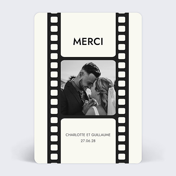 Remerciements mariage Bande Cinéma