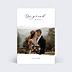 Remerciements mariage Effet Photo
