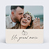 Carte remerciement mariage Jolies Alliances