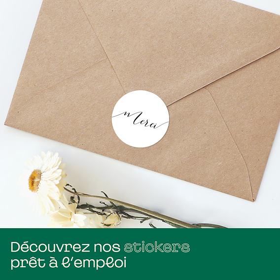 Carte remerciement mariage Stylo Plume Après 4