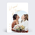Carte remerciement mariage Arche