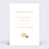 Remerciements mariage Ginkgo délicats