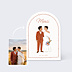Remerciements mariage Portrait crayonné