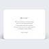 Remerciements mariage Moderne