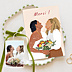Remerciements mariage Portrait en illustration minimaliste