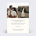 Remerciements mariage Étiquette Vintage