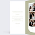 Remerciements mariage Etiquette Carré