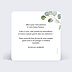 Remerciements mariage Couronne Ocre Eucalyptus