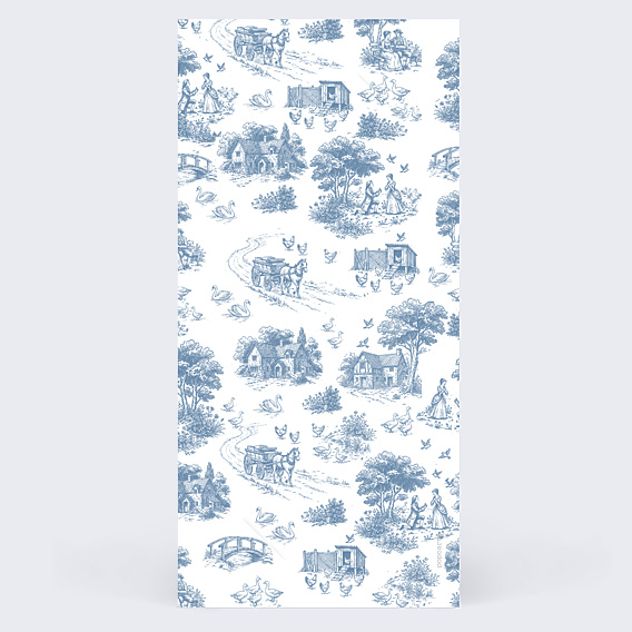 Remerciements mariage Toile de jouy
