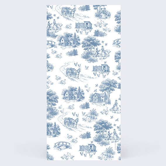 Remerciements mariage Toile de jouy