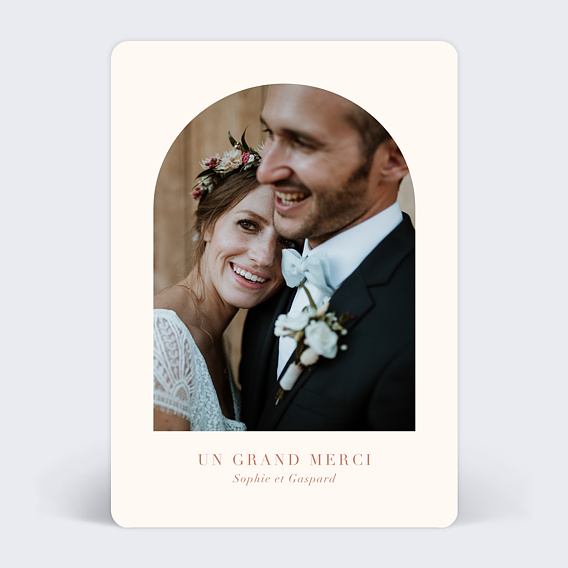 Remerciements mariage Botanica