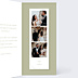 Remerciements mariage Etiquette Carré