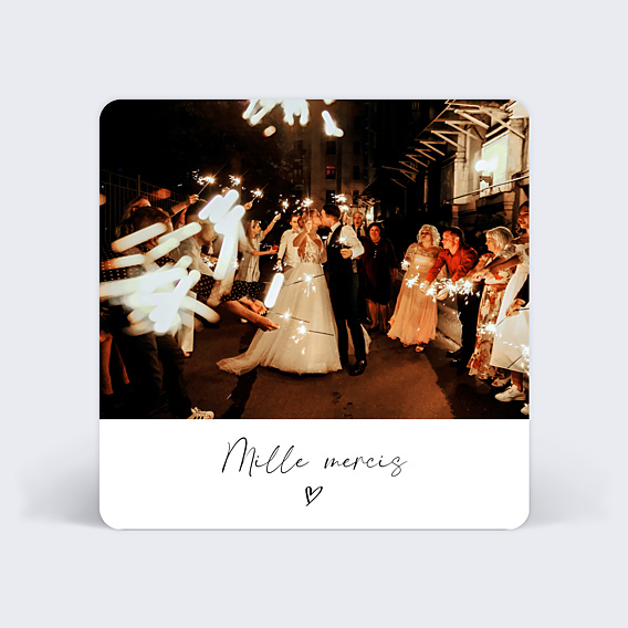 Remerciements mariage Moments Volés