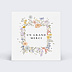 Carte remerciement mariage Étiquette Printanière